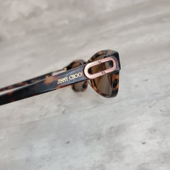 Jimmy Choo Eyeglasses Frames Only JC38 YBY‎ Brown Rectangular Full Rim 130 main image 4
